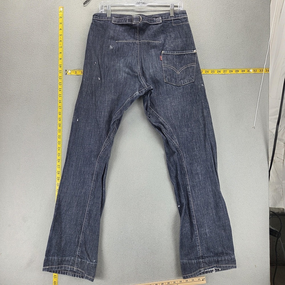 Vintage Levis Engineered Jeans Mens Buckle Back Twisted USA One Paint Fits 30x34